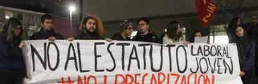 FOTOS | Marcha contra el estatuto laboral para jóvenes en Concepción