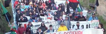 Cientos de personas se manifestaron en Renaico contra central Hidroeléctrica de pasada