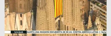 Reportaje de Telesur denuncia la manipulación de los medios contra independentistas catalanes