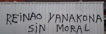Mapuche se toman Municipalidad de Renaico protestando contra instalación de un relleno sanitario en su territorio