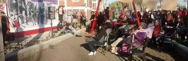 Restauran mural de mujeres víctimas de violencia estatal y patriarcal que fue destruido por evangélicos en Lorenzo Arenas