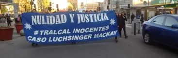Realizan concentración de apoyo a comuneros mapuche condenados hoy por la Corte Suprema en el caso Luchsinger Mackay