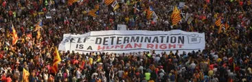 Con disturbios y masivas protestas se conmemoró el 1º aniversario del referéndum independentista en Cataluña