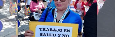 Trabajadores/as a honorarios del Estado marchan nuevamente en Concepción en repudio a sus condiciones laborales