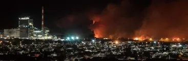 Incendios simultáneos afectaron 5 comunas en el Biobío: este martes continuarán altas temperaturas
