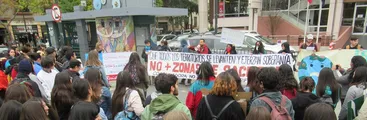 Así se vivió la jornada de movilización por la defensa del planeta y el medio ambiente en Valparaíso