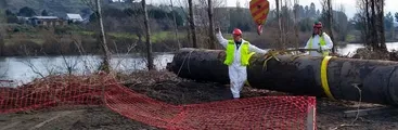 Triunfo para el movimiento socioambiental de Nacimiento: retiran ducto de celulosa en río Vergara