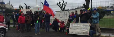 Trabajadores/as de OxyChile mantienen huelga e intransigencia de empresa pone en riesgo suministro de agua potable en el Gran Concepción