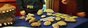 PDI detiene en Cañete a sujeto que poseía invaluable material patrimonial arqueológico y decomisa los bienes