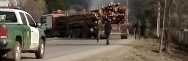 Comuneros cortaron ruta en Cañete acusando agresiones por personal de empresa de seguridad de Mininco