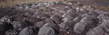 Las impactantes imágenes del relleno y destrucción de humedal en Hualpén