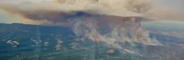 Investigan cómo las pequeñas partículas de los incendios forestales inciden en el cambio climático
