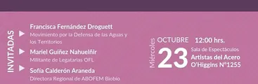 Ecofeminista Francisca Fernández Droguett llega a Concepción como ponente del nuevo diálogo ABOFEM Biobío  en Artistas del Acero