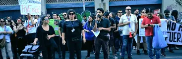 Trabajadoras/es del INE logran reincorporar a compañeras/os despedidos