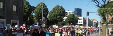 Nuevas marchas recorrieron distintos puntos del Biobío este sábado