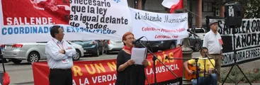 Coordinadora de Derechos Humanos y Memoria de la Provincia de Concepción realizó un acto en Plaza Independencia