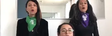 VIDEO | En la navidad del Estallido Social mujeres transforman villancico religioso en revolucionario
