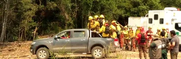 Brigadistas de CONAF agradecen ayuda enviada por comunidad de Nonguén para combatir incendios en el Gran Concepción