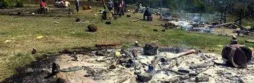 Comunidades pewenches presentaron recurso de amparo contra carabineros por quema de viviendas durante desalojo