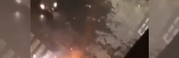 Vehículo de Carabineros embiste a peatón en las cercanías de Plaza Dignidad
