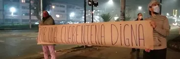 Noche de cacerolazos y barricadas en el Gran Concepción