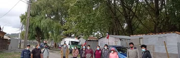 Pobladores desalojados de Valdivia exigen alguna solución a su situación habitacional ante la incertidumbre