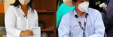 Perú decide esta jornada entra la ultraderechista Keiko Fujimori y el candidato apoyado por la izquierda Pedro Castillo