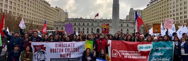 Sindicato del colegio Boston College Maipú realiza ‘‘apagón virtual’’ por vulneración de acuerdos legales por parte Fundación BostonEduca