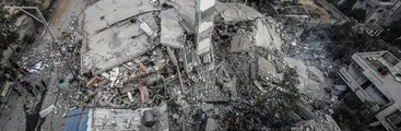Israel ha arrasado barrios completos en Gaza asesinando 217 personas en 9 días