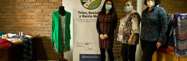 Exposición mostrará el resultado de proyecto sobre reciclaje y costura creativa en Barrio Norte