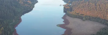 Video alerta crítico estado de Laguna Quiñenco en Coronel