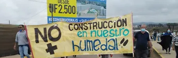 Vecinos de la localidad de Los Molles demandan invasión inmobiliaria, poca capacidad de alcantarillado y destrucción de Humedal Estuario