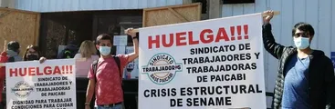 A casi un mes de huelga: ONG Paicabí no ha tenido interés en destrabar conflicto con el sindicato de trabajadores/as