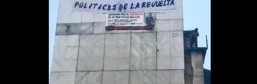 Toma de ex carbonera en Padre Hurtado: Exigen libertad de las y los presos políticos del Estallido