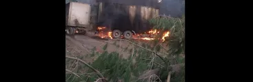 Resistencia Mapuche Lavkenche se atribuye quema de 24 maquinarias forestales en Curanilahue en predio de Forestal Arauco