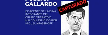 Osvaldo Pulgar Gallardo: Capturan a ex agente de la DINA prófugo desde 2019