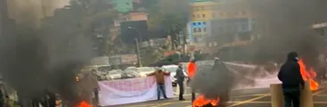 "Les estamos dando un aviso": Pescadores artesanales protestaron en Caleta Portales exigiendo políticas de apoyo al sector