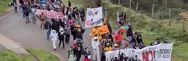 Comunidad se movilizó en defensa del río Rafael amenazado por instalación de vertedero en Curaco Alto