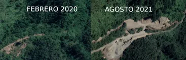 Imágenes satelitales revelan daño a flora nativa por faena de áridos en Hualqui