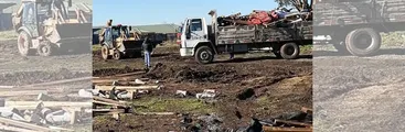 Tras violento desalojo: Vecinos/as de campamento en Las Salinas acusaron extravío y destrucción de materiales de construcción y de sus pertenencias