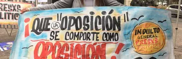 Funas en inscripción de candidaturas por familiares de presos políticos marcan jornada en el Servel