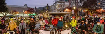 Ciclomarcha recorrió Concepción en el Día Mundial sin Automóvil