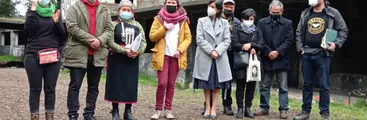 Elisa Loncon visitó ex centro de detención y torturas en Talcahuano