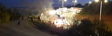 Barricadas en la Ruta 160 y en Tomé marcaron la mañana de este lunes en el Gran Concepción