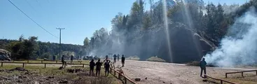 Comunidad Rañilwenü de Alto Biobío resiste intento de desalojo por parte de Carabineros