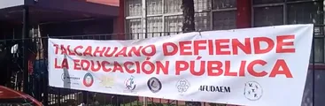 Gremios de la educación pública y apoderadas/os se tomaron escuela Dama Blanca de Talcahuano acusando falta de dialogo con alcalde Campos