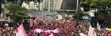 Masivas protestas se registraron en Brasil pidiendo la destitución de Bolsonaro