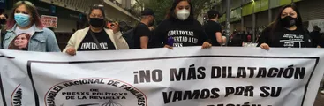 Familiares de presos/as políticas del Estallido Social marcharon por Santiago exigiendo la aprobación de la ley de Indulto General