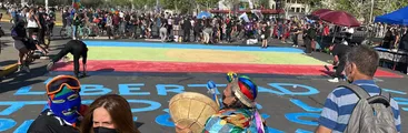 Así se vive la segunda conmemoración de la revuelta popular en Chile