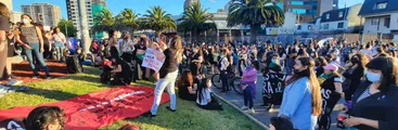 Multitudinaria marcha recorre Concepción en el día internacional contra la violencia hacia las mujeres